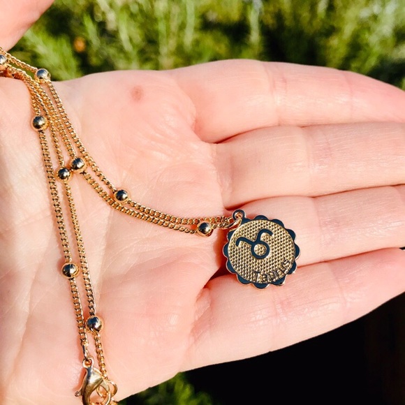 Jewelry - Zodiac Taurus Gold Chain Pendant necklace New
